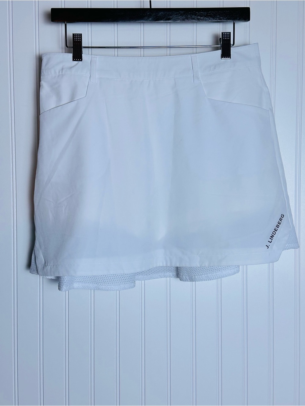 J.Lindeberg White Performance Golf Skort XL - Picture 8 of 14